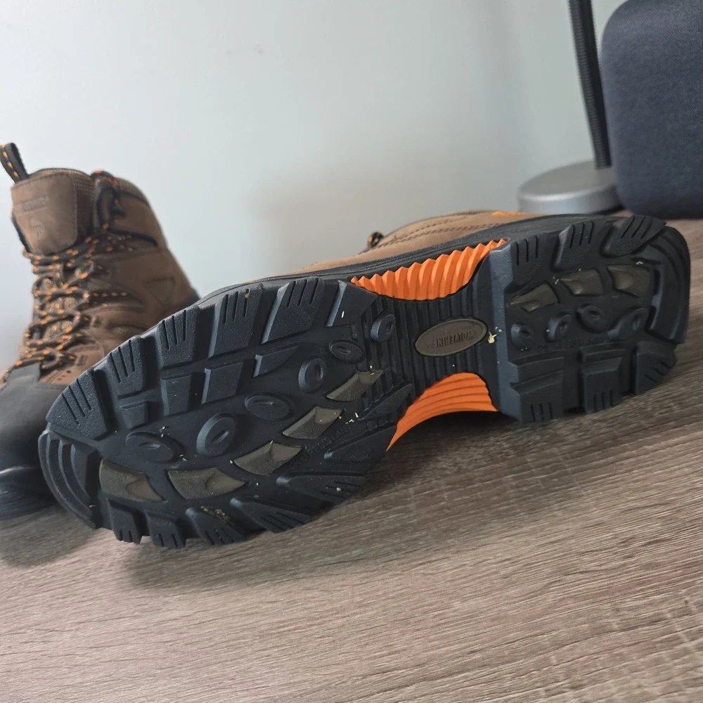 Wolverine Mens W02194 Harrison 6 Inch Waterproof Work Boots Brown Size 13M